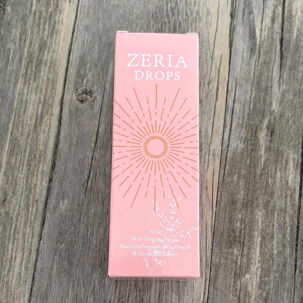 NEW  Zeria Tanning Drops – Sunless Tanning Drops Watermelon Flavor – 50mL
